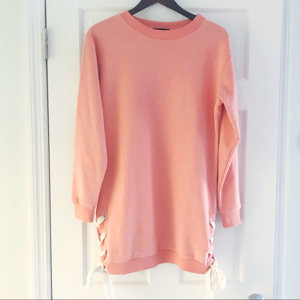 Ellie & Kate sweater dress with side ties